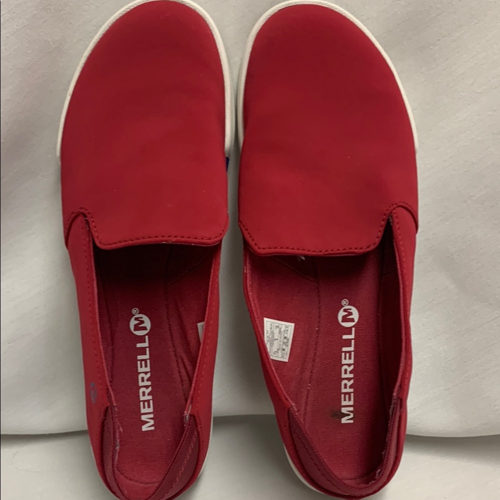 Merrell Red Sneakers Casual Slip-On